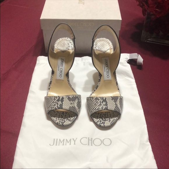 Authentic Jimmy Choo Sheila 85 Matt Python - Picture 2 of 5